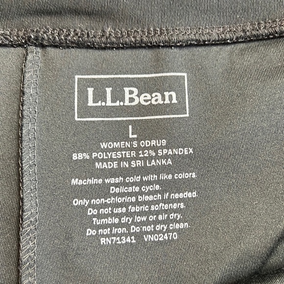 LL Bean Tennis Skort Stretch black SZ L - Picture 7 of 10